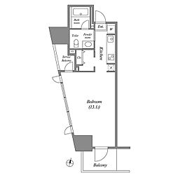 間取図画像 ワンルーム