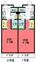 Thethirdeast 1Kの間取図画像