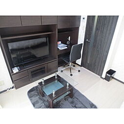 プチグランデアクア 401 4階1Kのリビング/ダイニング