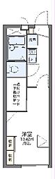 レオパレスルーチェ 1Kの間取図画像
