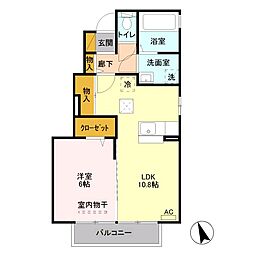 間取図画像 1LDK