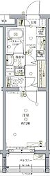 クレヴィスタ池袋ウエスト 1Kの間取図画像
