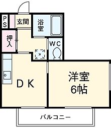間取図画像 1DK