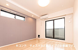 JR片町線(学研都市線) 野崎駅 徒歩10分の賃貸アパート 3階1Kのリビング/ダイニング