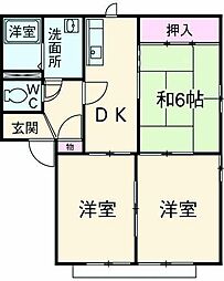 間取図画像 3DK