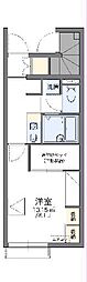 レオパレスヴェルシュ 1Kの間取図画像