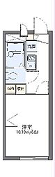 レオパレスロワール　130 2階1Kの間取り