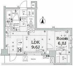 メークス池上ルーチェ 1LDKの間取図画像