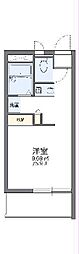 レオパレスキャッスル 1Kの間取図画像