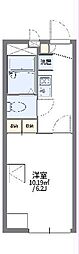レオパレス守牧町 1Kの間取図画像