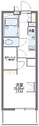 レオパレスグランノーブル 1Kの間取図画像