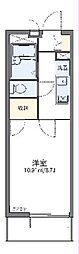 代官町 1Kの間取図画像