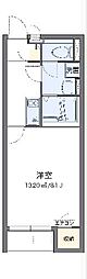 CLEINOラエスペーロ 1Kの間取図画像