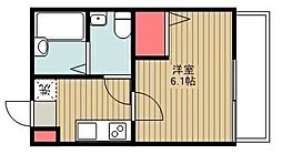 NKハウス 1Kの間取図画像