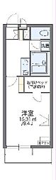 レオパレスベガ 1Kの間取図画像