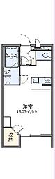 レオパレス双柳1番館 1Kの間取図画像