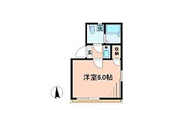 リベルテ荒川公園 1Kの間取図画像