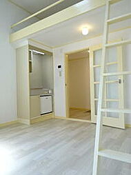 アクール鶴瀬 107 1階ワンルームのリビング/ダイニング