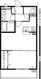 JR南武線 小田栄駅 徒歩11分の賃貸マンション 1階1LDKの間取り