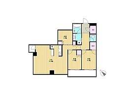 リヴァリエB棟 3LDKの間取図画像