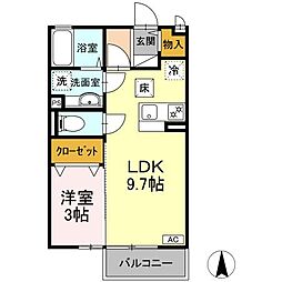 間取図画像 1LDK