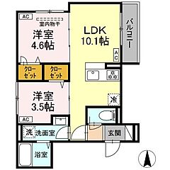物件の間取り
