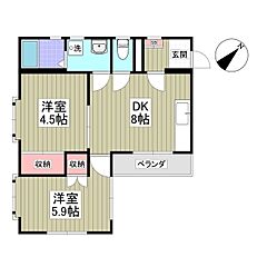物件の間取り