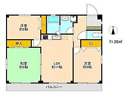 間取図画像 3LDK