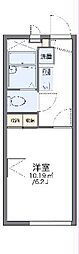 レオパレス北斗2 1Kの間取図画像