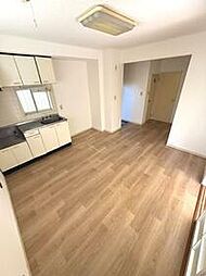 京急本線 京急田浦駅 徒歩17分の賃貸アパート 1階2DKのリビング/ダイニング