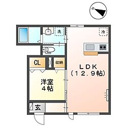 間取図画像 1LDK