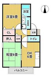 間取図画像 2DK