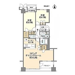 Ｉｔ’Ｓ東京フォーサイトスクエア 12階2LDKの間取り