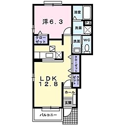 間取図画像 1LDK