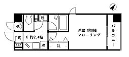 東京メトロ丸ノ内線 新大塚駅 徒歩10分の賃貸マンション 4階1Kの間取り