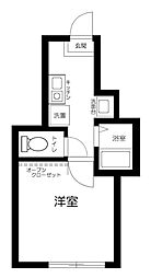 東武東上線 東武練馬駅 徒歩7分の賃貸アパート 1階1Kの間取り