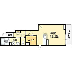 大阪モノレール本線 南摂津駅 徒歩7分の賃貸アパート 1階ワンルームの間取り