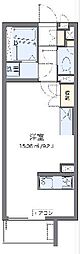 レオネクストスア 3階ワンルームの間取り