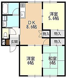 間取図画像 3DK