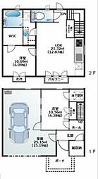 ヴィラアイビス 2LDKの間取り