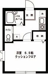 西武池袋線 練馬駅 徒歩3分の賃貸アパート 1階1Kの間取り