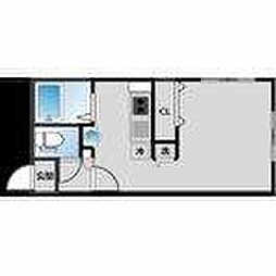 東京メトロ有楽町線 氷川台駅 徒歩5分の賃貸マンション 4階1Kの間取り