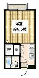 東急東横線 中目黒駅 徒歩9分の賃貸アパート 2階1Kの間取り