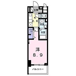 名古屋臨海高速あおなみ線 ささしまライブ駅 徒歩7分の賃貸マンション 11階1Kの間取り
