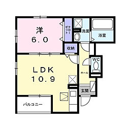 ニュアージュ　ブルー 1階/101
