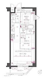 東急多摩川線 鵜の木駅 徒歩7分の賃貸マンション 2階2LDKの間取り