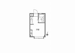 Grand Value 小日向(旧シャルム小日向) 3階ワンルームの間取り