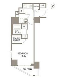 東京メトロ南北線 赤羽岩淵駅 徒歩4分の賃貸マンション 10階1Kの間取り