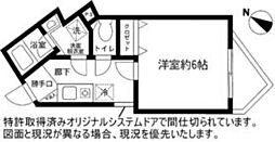 JR京浜東北・根岸線 鶴見駅 徒歩7分の賃貸マンション 8階1Kの間取り