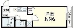 JR常磐線 亀有駅 徒歩7分の賃貸アパート 3階1Kの間取り